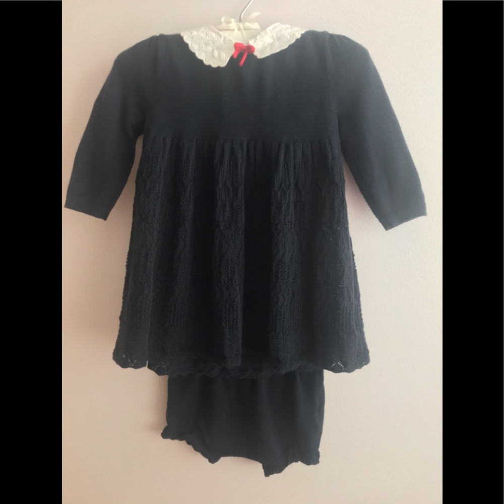 Ralph Lauren two piece navy blue baby outfit